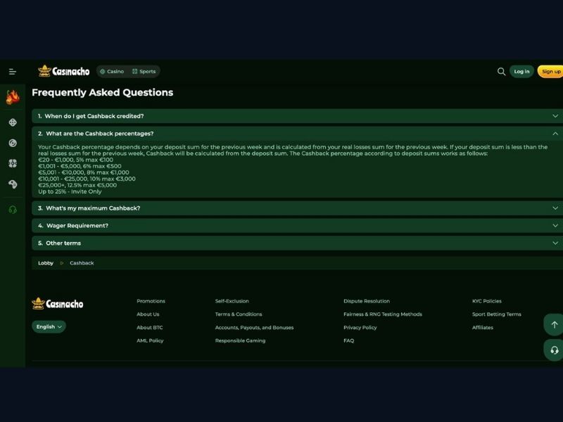 Willkommenspaket und Bonusstrategie für Live-Casino-Spieler bei Casinacho Nacho Casino